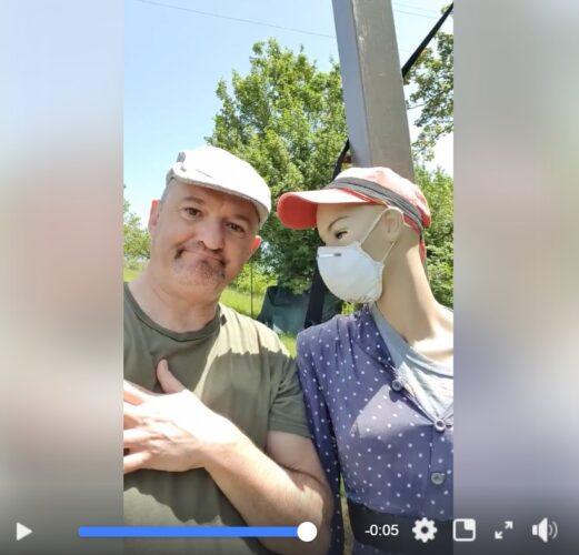 tour in the orchard with peas, fava beans, garlic and sage