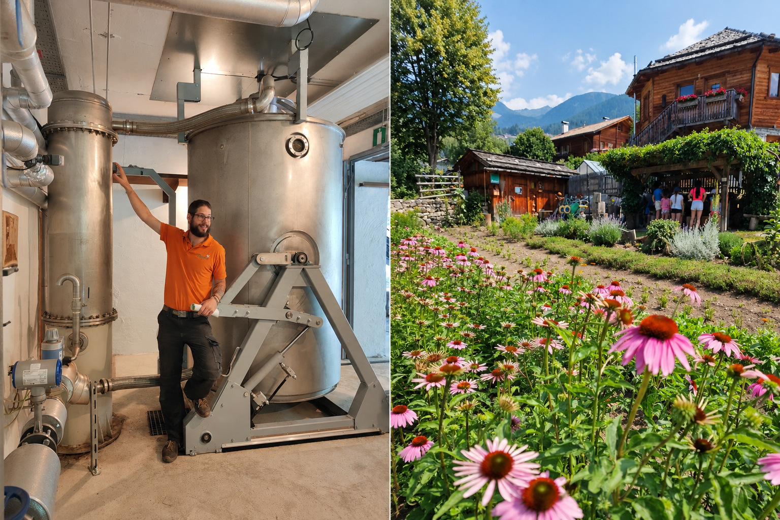 From the alpine garden to the distillation farm: the visit of Bergila with Florian