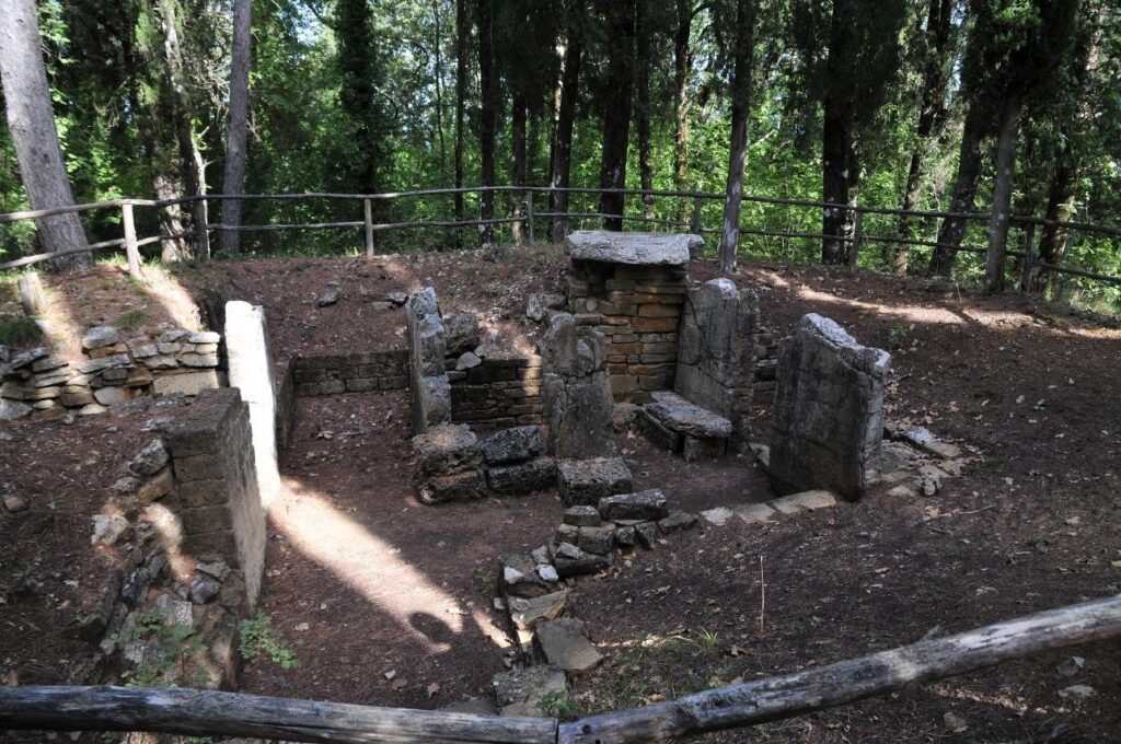 Another of the Etruscan burial sites (Iconic Tuscany walking tour with Walk About Italy)