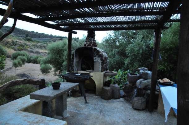 The outdoor oven at the Quattropani restaurant (Secret Sicily walking tour with Walk About Italy)