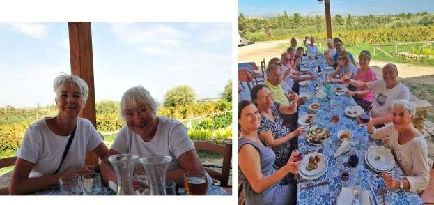 Lunch at the farm restaurant (Secret Sicily walking tour with Walk About Italy)